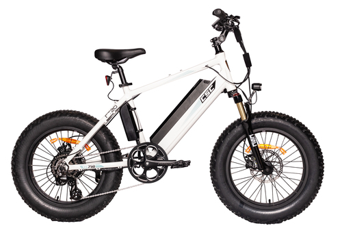 XP750-20 Gen-3 Fat Tire E-Bike W/ 20" Wheels - White