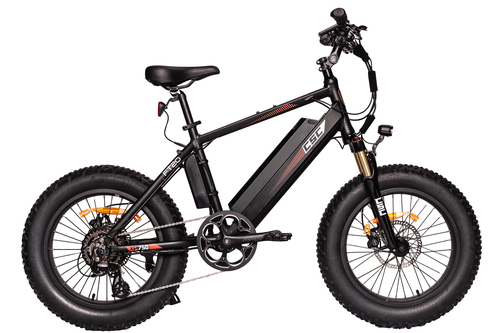 XP750-20 Gen-3 Fat Tire E-Bike W/ 20" Wheels - Black